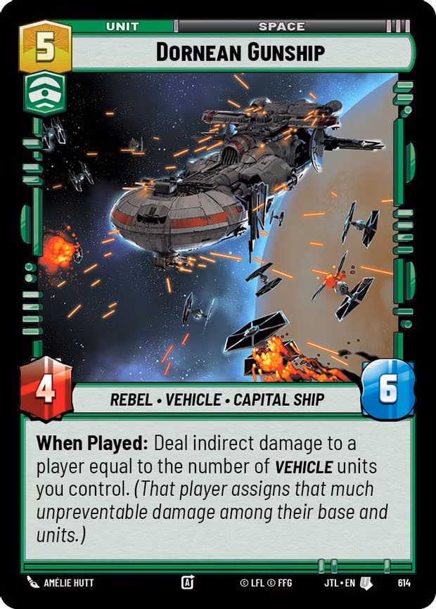 Dornean Gunship - Uncommon (614)
