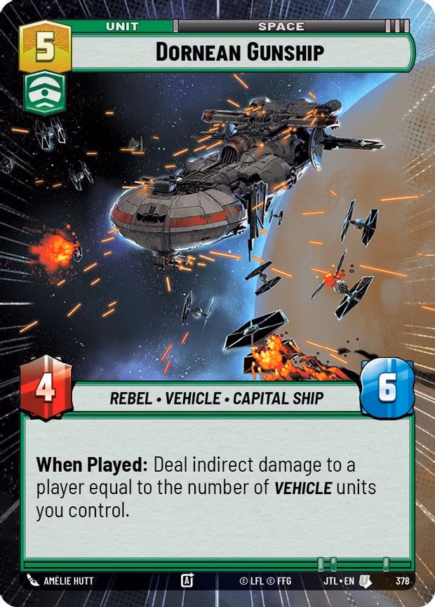 Dornean Gunship - Uncommon (378)
