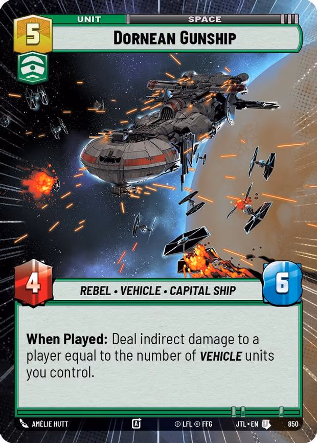 Dornean Gunship - Uncommon (850)