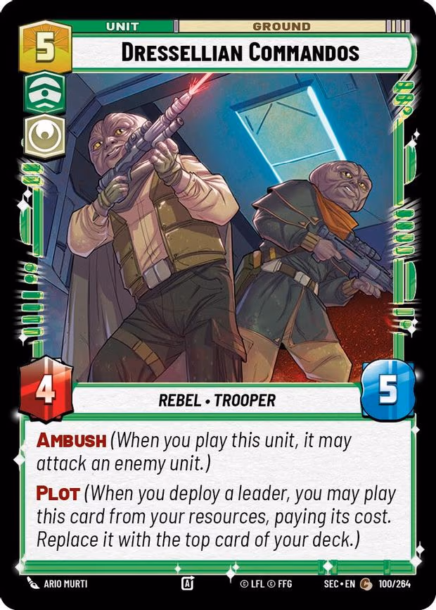 Dressellian Commandos - Common (100/264)