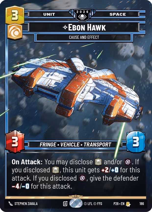 Ebon Hawk - Cause and Effect - Rare (186)