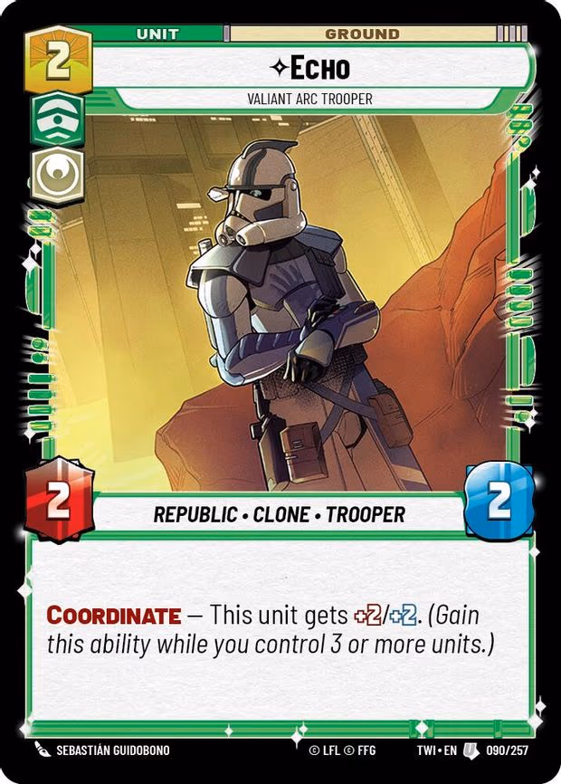 Echo - Valiant Arc Trooper - Uncommon (090/257)
