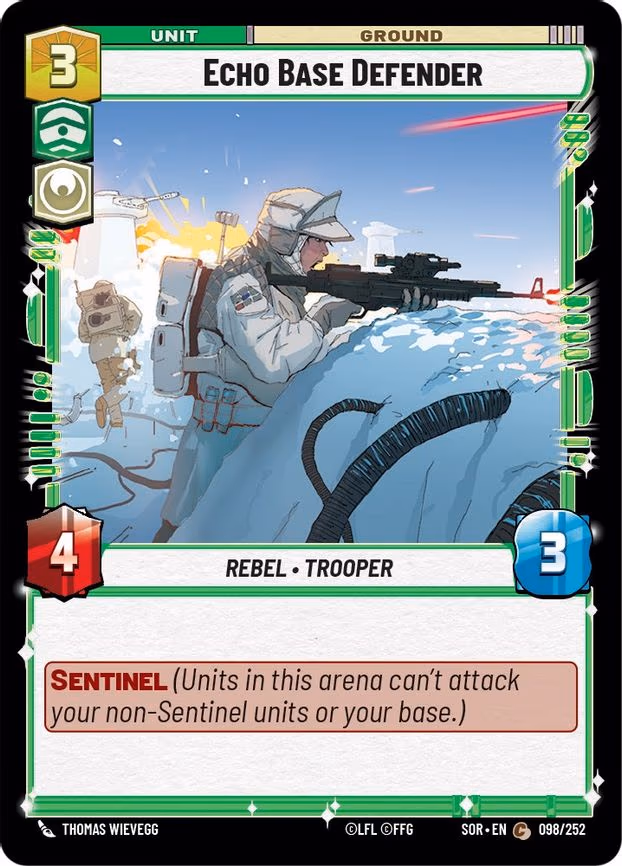 Echo Base Defender - Common (098/252)