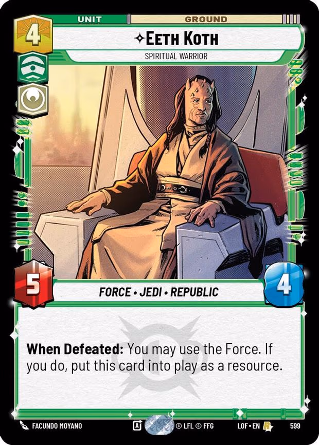 Eeth Koth - Spiritual Warrior - Rare (599)
