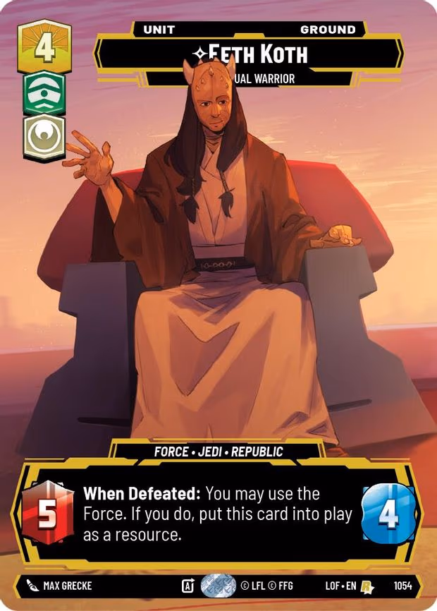 Eeth Koth - Spiritual Warrior (Prestige) - Rare (1054)