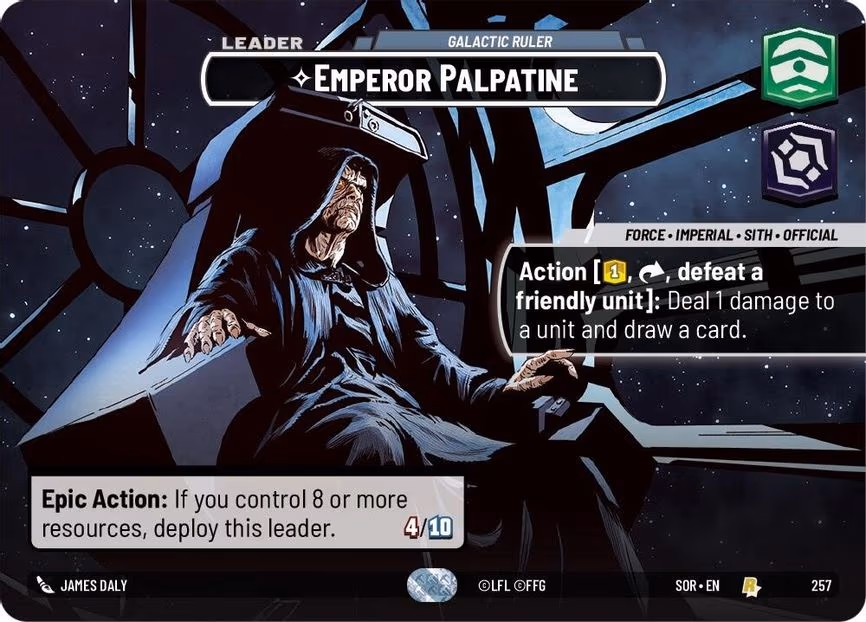 Emperor Palpatine - Galactic Ruler - Rare (257)