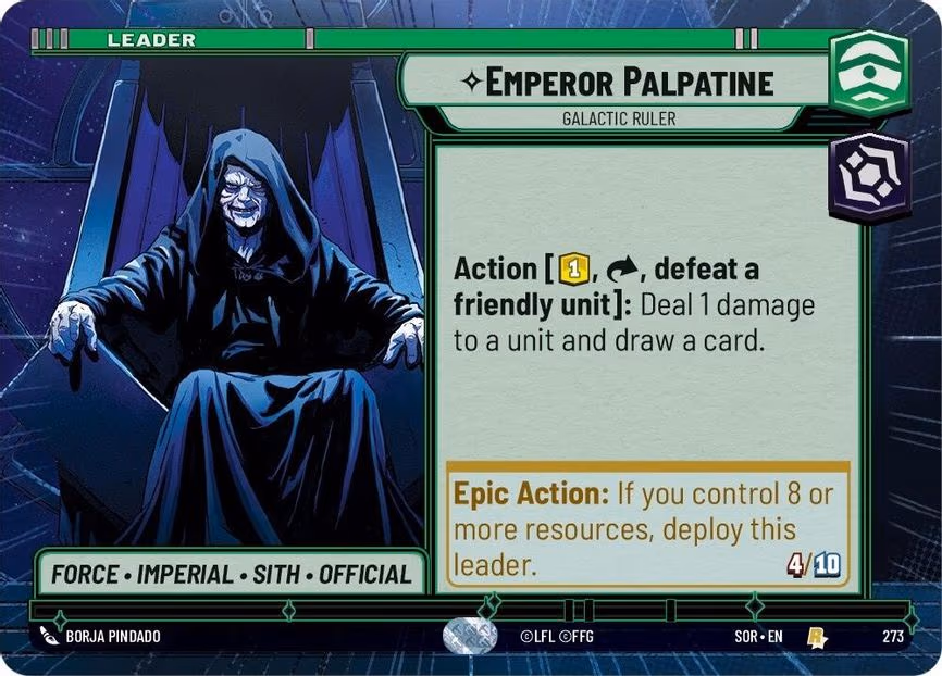 Emperor Palpatine - Galactic Ruler - Rare (273)