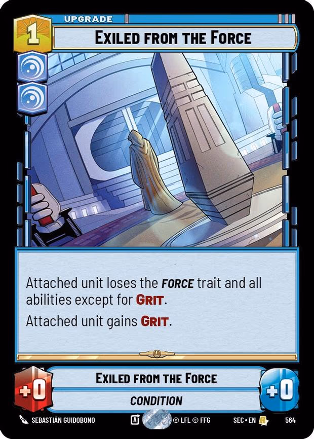 Exiled from the Force - Rare (564)