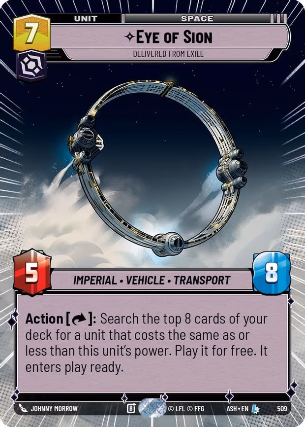 Eye of Sion - Delivered from Exile - Legendary (509)