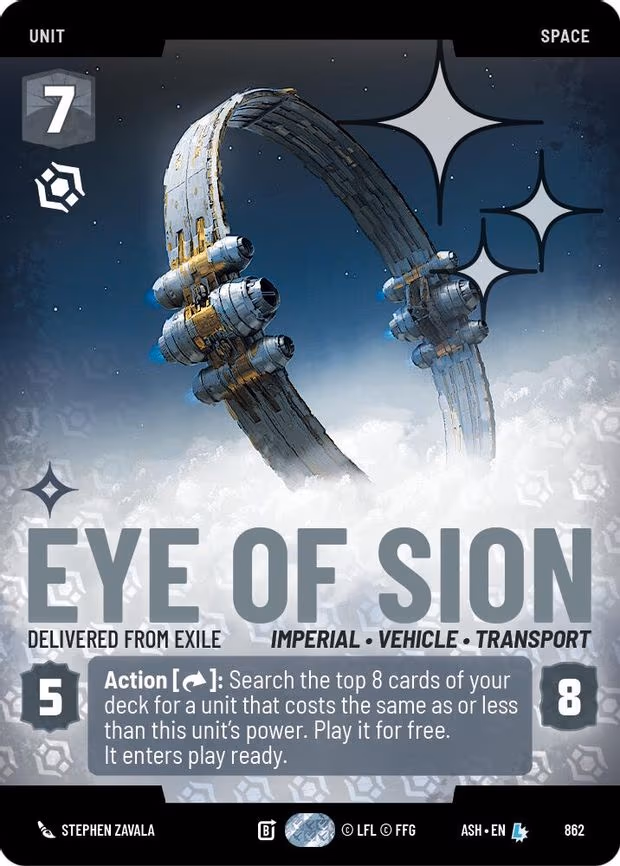 Eye of Sion - Delivered from Exile - Legendary (862)