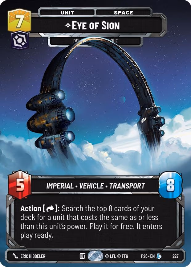 Eye of Sion - Delivered from Exile - Legendary (227)
