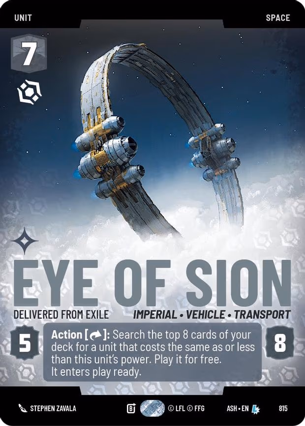 Eye of Sion - Delivered from Exile (Prestige) - Legendary (815)
