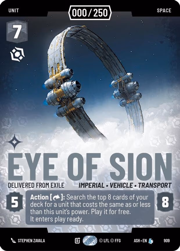 Eye of Sion - Delivered from Exile (Serialized) - Legendary (909)