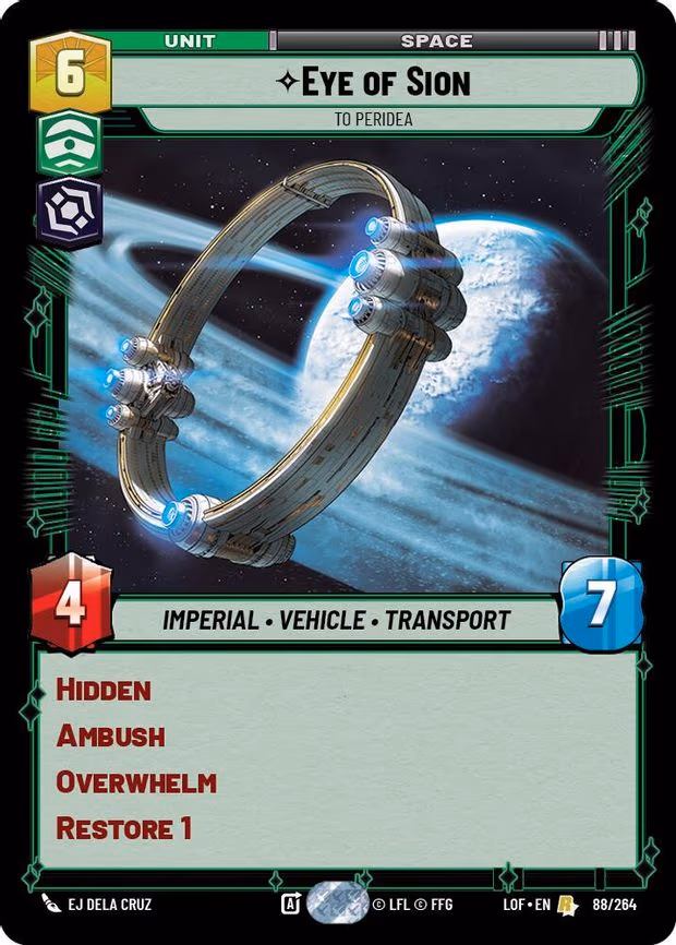 Eye of Sion - To Peridea - Rare (088/264)