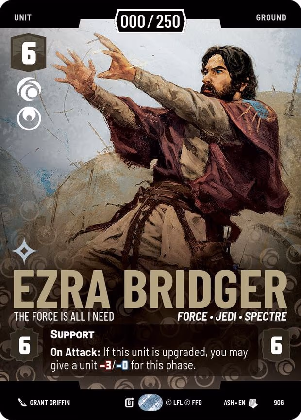 Ezra Bridger - The Force is All I Need (Serialized) - Uncommon (906)