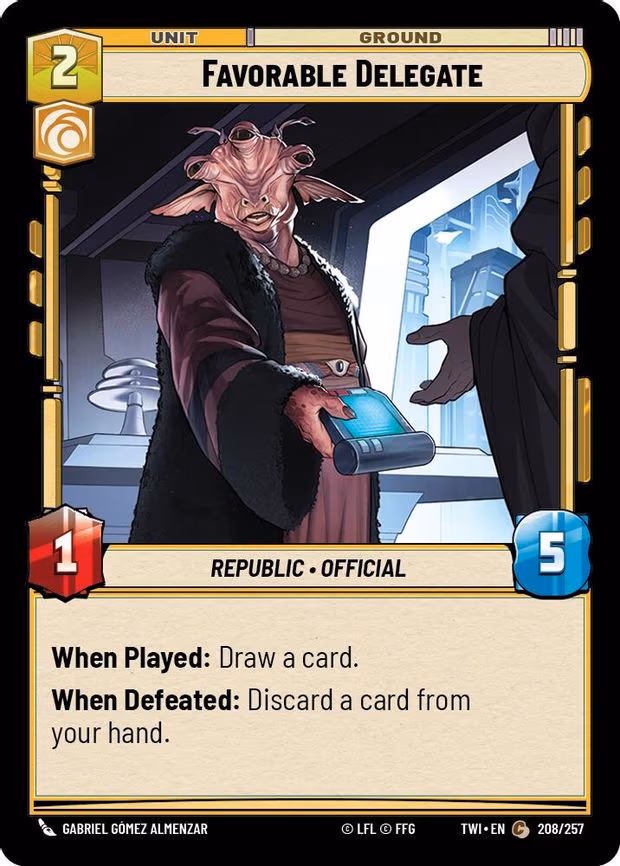 Favorable Delegate - Common (208/257)