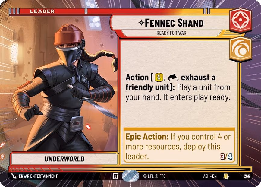 Fennec Shand - Ready for War - Rare (266)