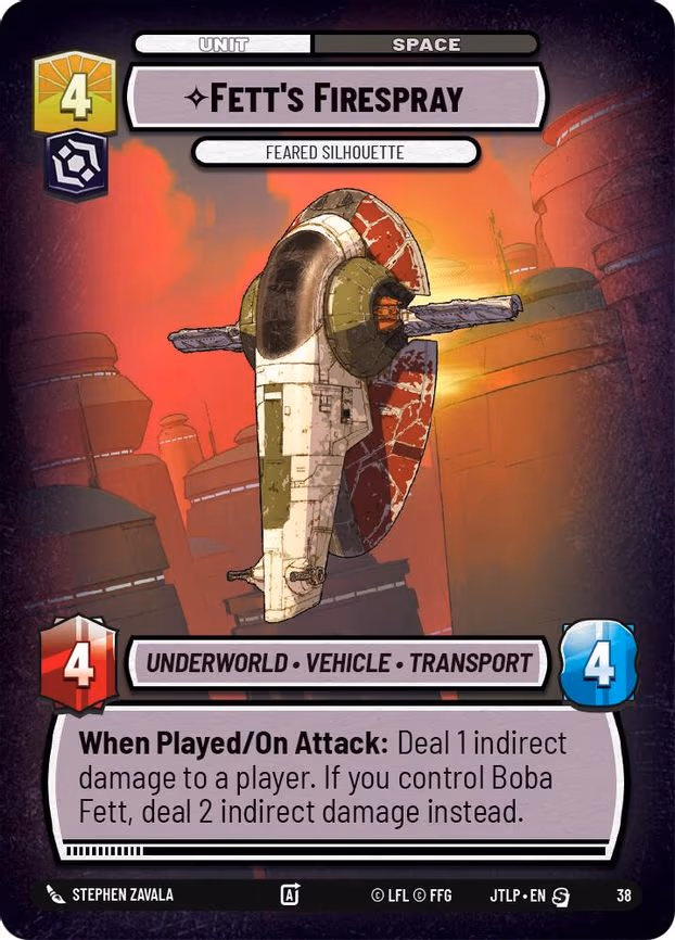 Fett's Firespray - Feared Silhouette