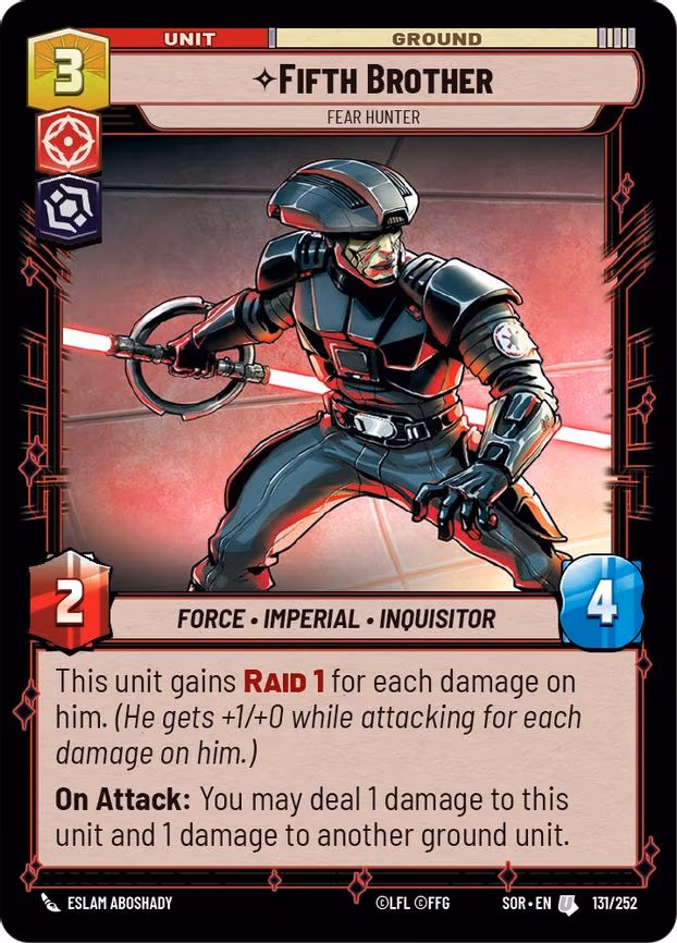 Fifth Brother - Fear Hunter - Uncommon (131/252)