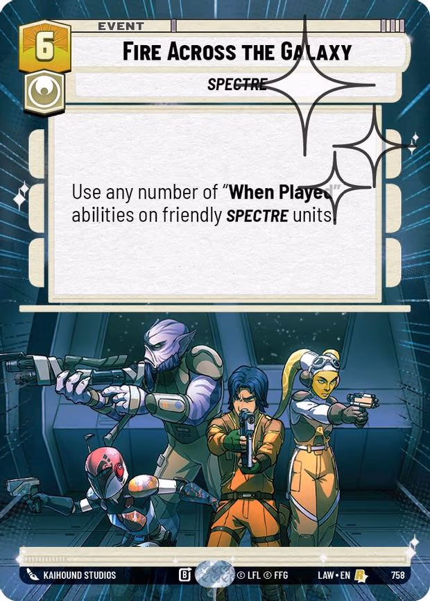 Fire Across the Galaxy - Rare (758)