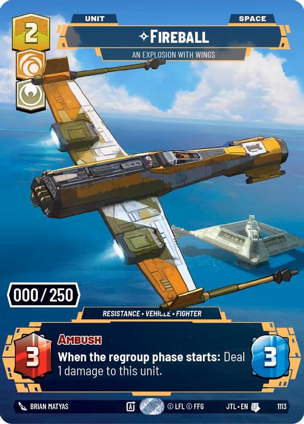 Fireball - An Explosion With Wings (Serialized) - Uncommon (1113)