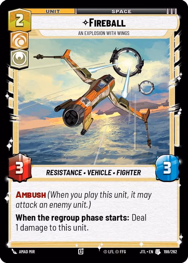 Fireball - An Explosion With Wings - Uncommon (198/262)