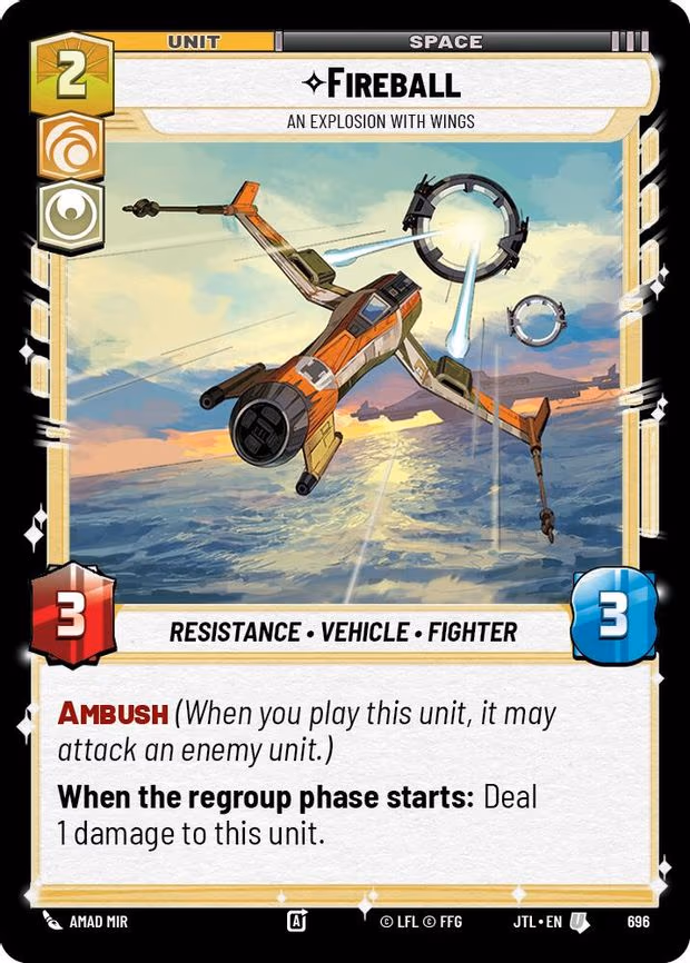 Fireball - An Explosion With Wings - Uncommon (696)
