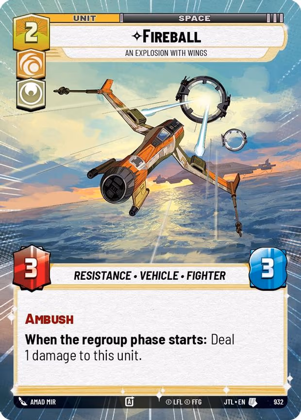 Fireball - An Explosion With Wings - Uncommon (932)
