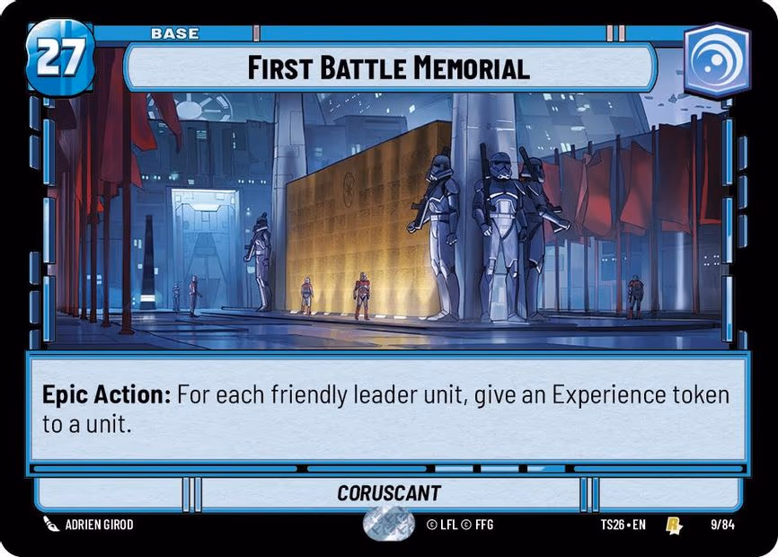 First Battle Memorial - Rare (9/84)