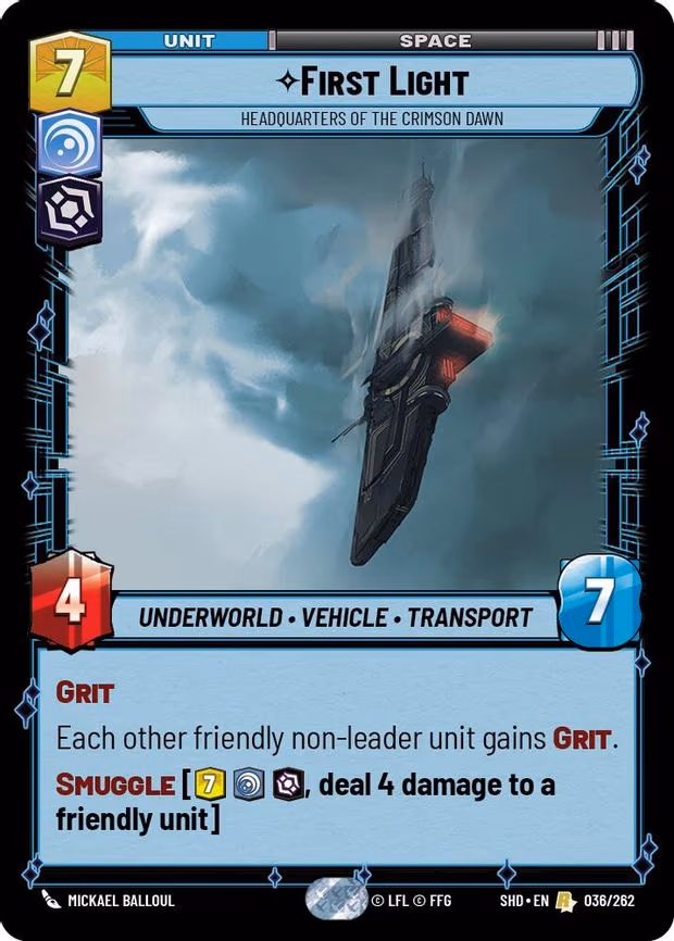 First Light - Headquarters of the Crimson Dawn - Rare (036/262)