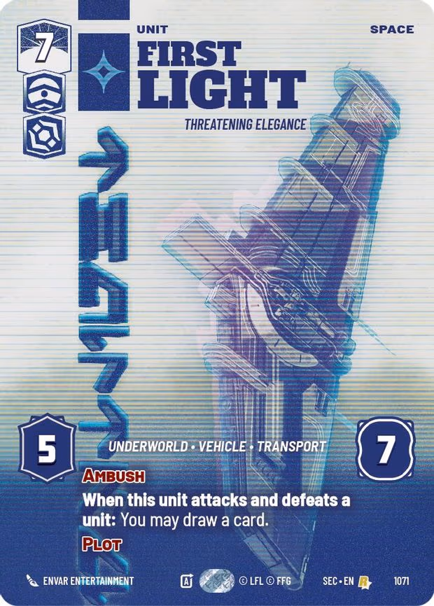 First Light - Threatening Elegance (Prestige) - Rare (1071)