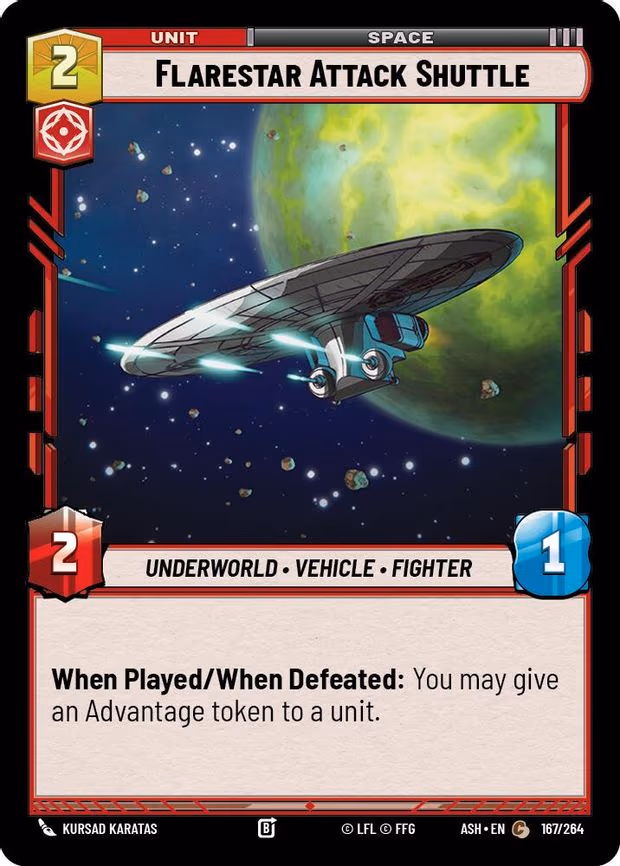 Flarestar Attack Shuttle - Common (167/264)