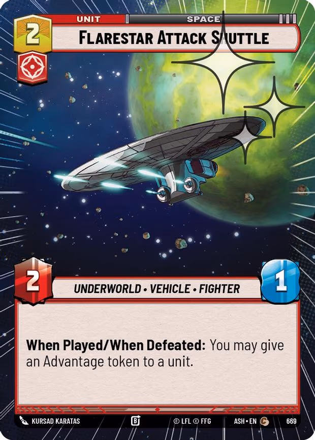 Flarestar Attack Shuttle - Common (669)