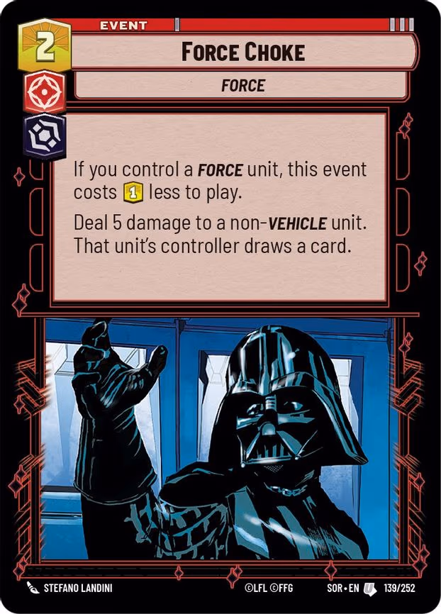 Force Choke - Uncommon (139/252)