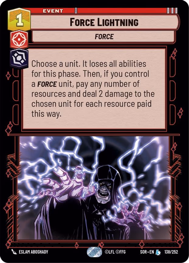Force Lightning - Legendary (138/252)