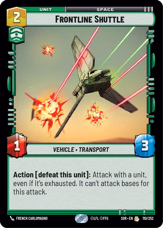 Frontline Shuttle - Rare (110/252)
