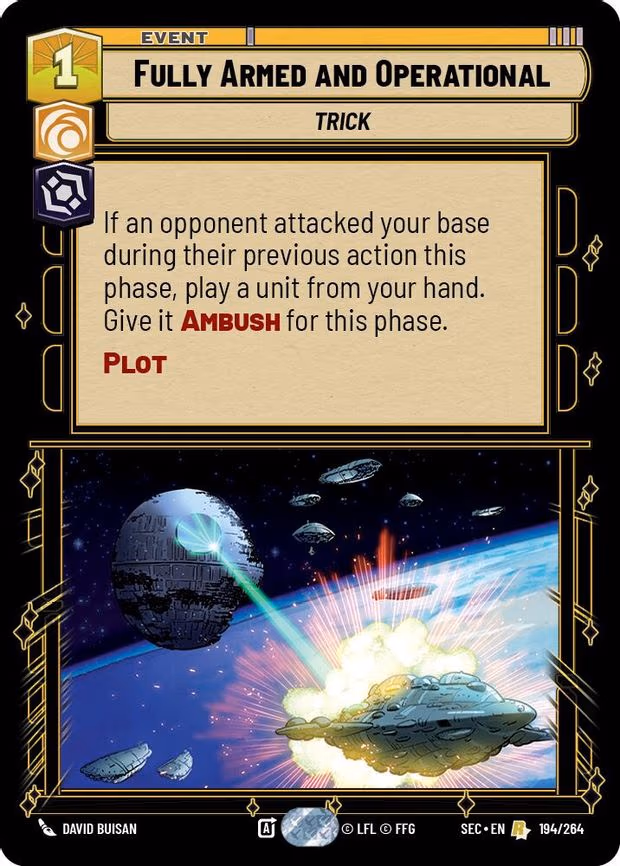 Fully Armed and Operational - Rare (194/264)