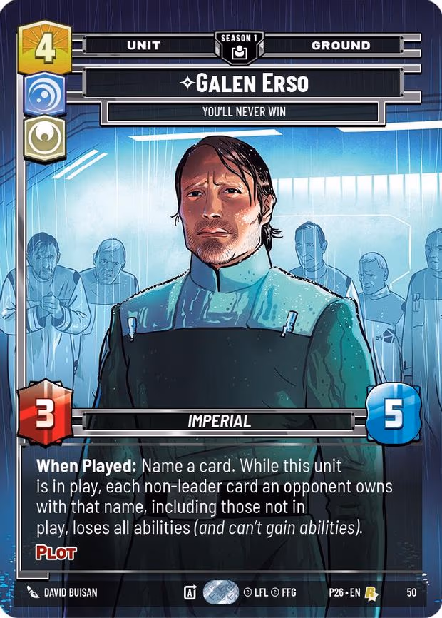 Galen Erso - You'll Never Win