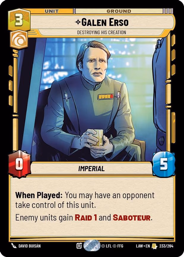 Galen Erso - Destroying His Creation - Rare (233/264)