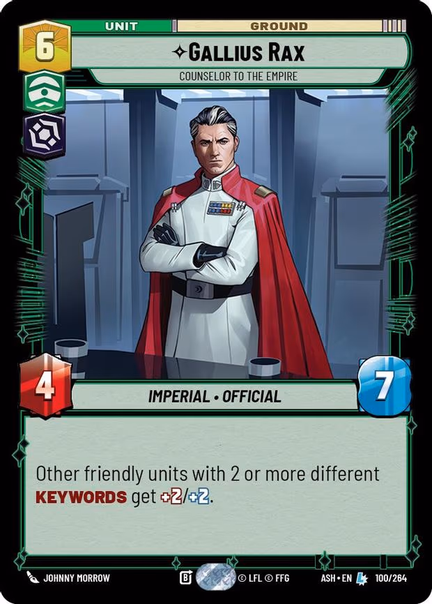 Gallius Rax - Counselor to the Empire - Legendary (100/264)