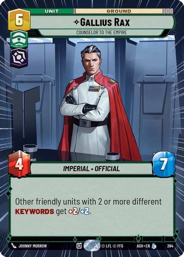 Gallius Rax - Counselor to the Empire - Legendary (364)