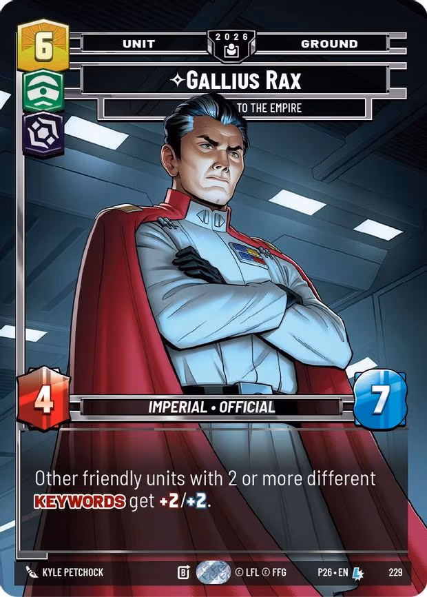 Gallius Rax - Counselor to the Empire - Legendary (229)