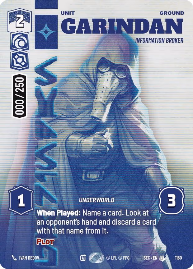 Garindan - Information Broker (Serialized) - Uncommon (1160)
