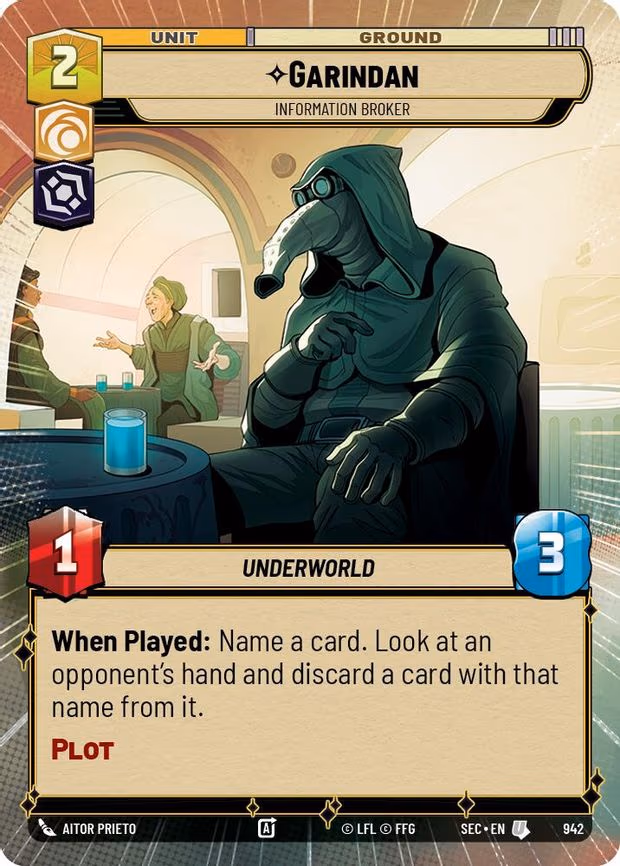 Garindan - Information Broker - Uncommon (942)