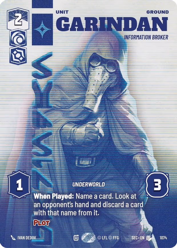 Garindan - Information Broker (Prestige) - Uncommon (1074)
