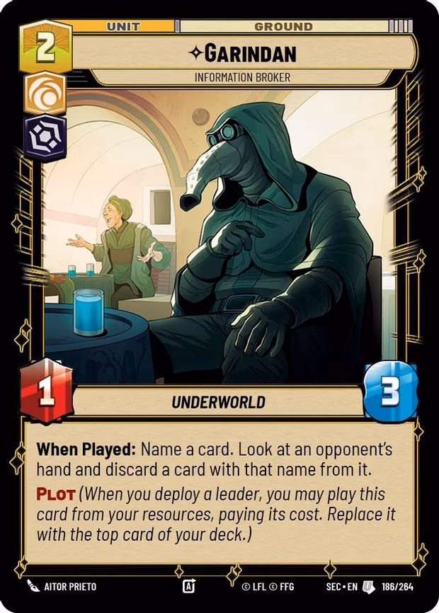 Garindan - Information Broker - Uncommon (186/264)