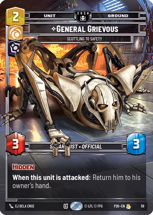 General Grievous - Scuttling to Safety - Rare (59)