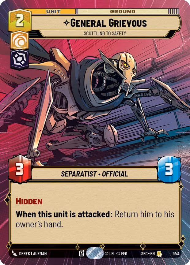 General Grievous - Scuttling to Safety