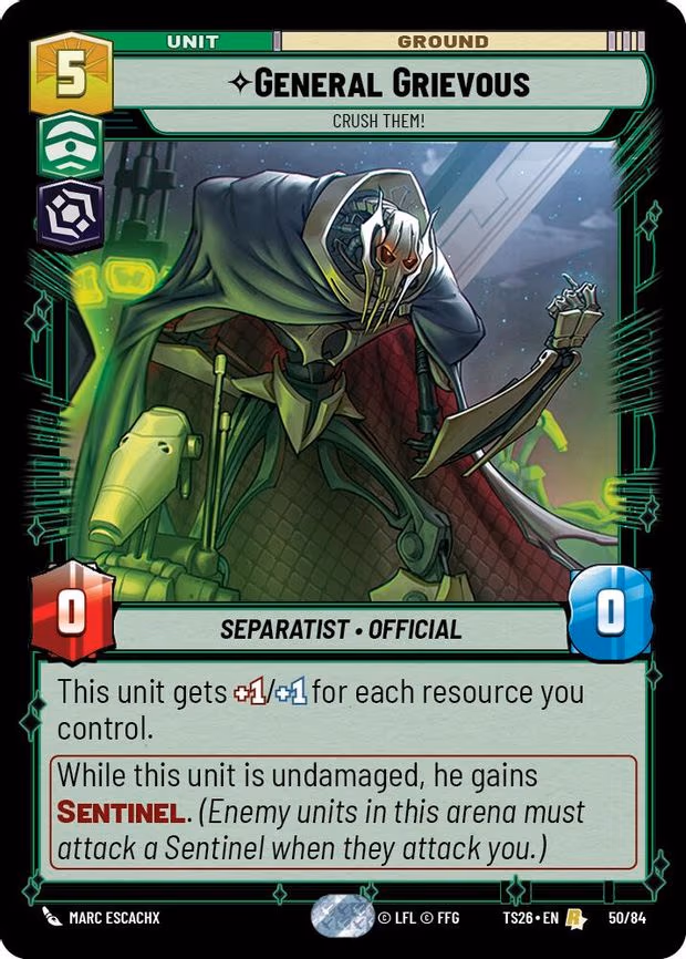 General Grievous - Crush Them! - Rare (50/84)
