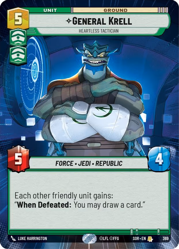 General Krell - Heartless Tactician - Rare (369)